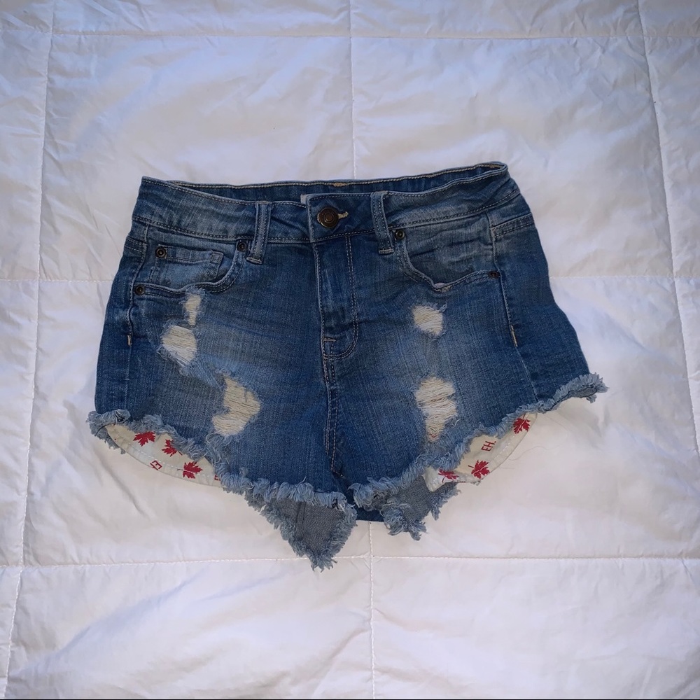 Bluenotes Distressed Jean Shorts